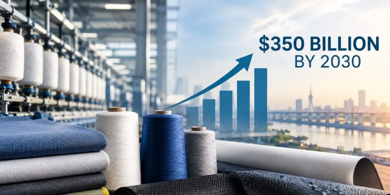 India Textile Sector Targets $350 Billion Market by 2030