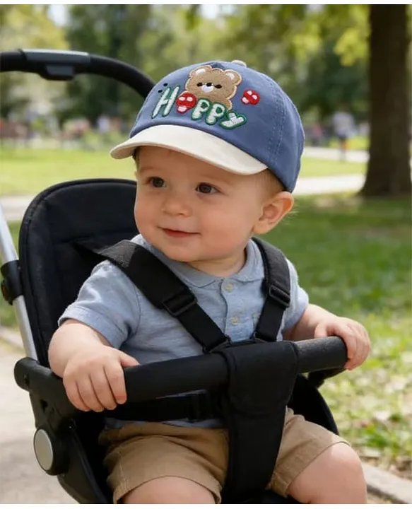 Embroidered Cotton Cap
