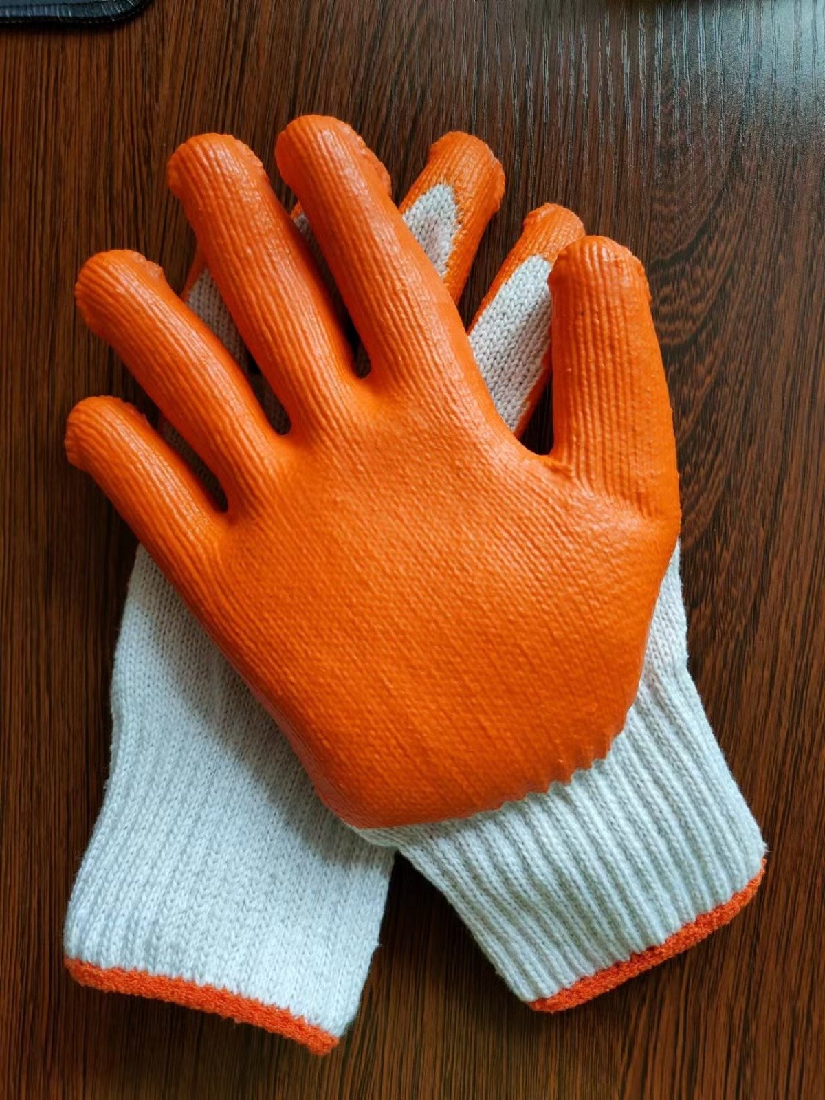 Cotton Latex-Coated Safety Gloves