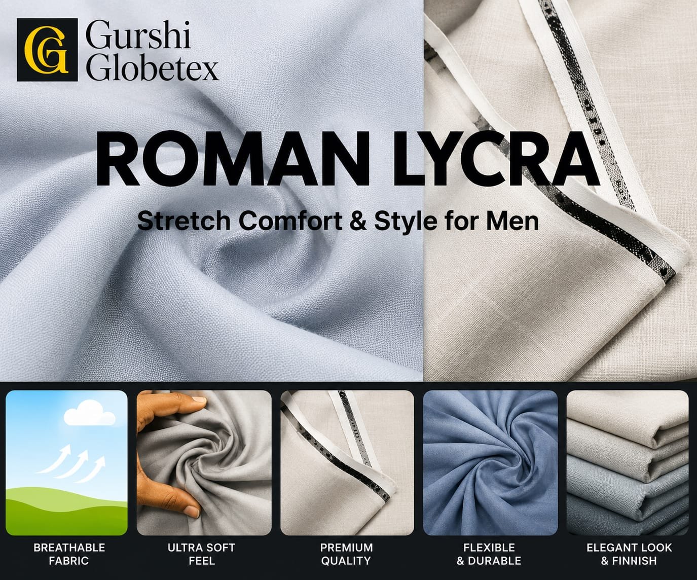 ROMAN LYCRA FABRIC