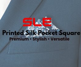Printed Silk Pocket Square